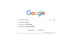 google bovenaan komen