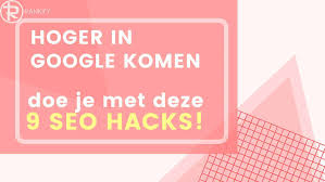 hoe hoger in google komen