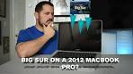 macos big sur macbook pro 2012