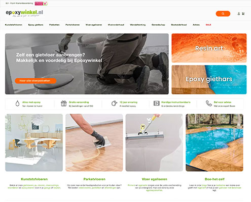 website webshop laten maken