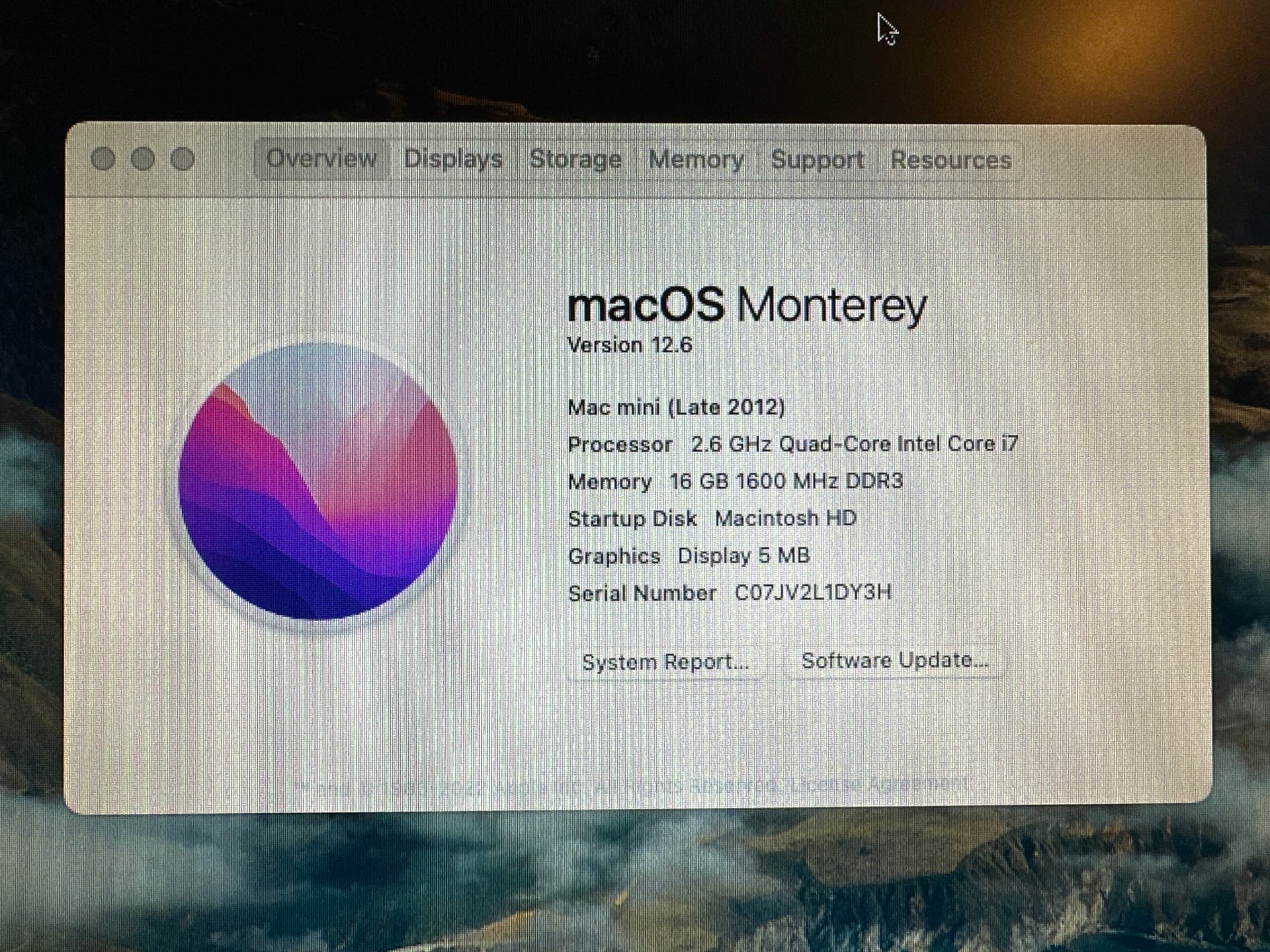 mac mini 2012 big sur