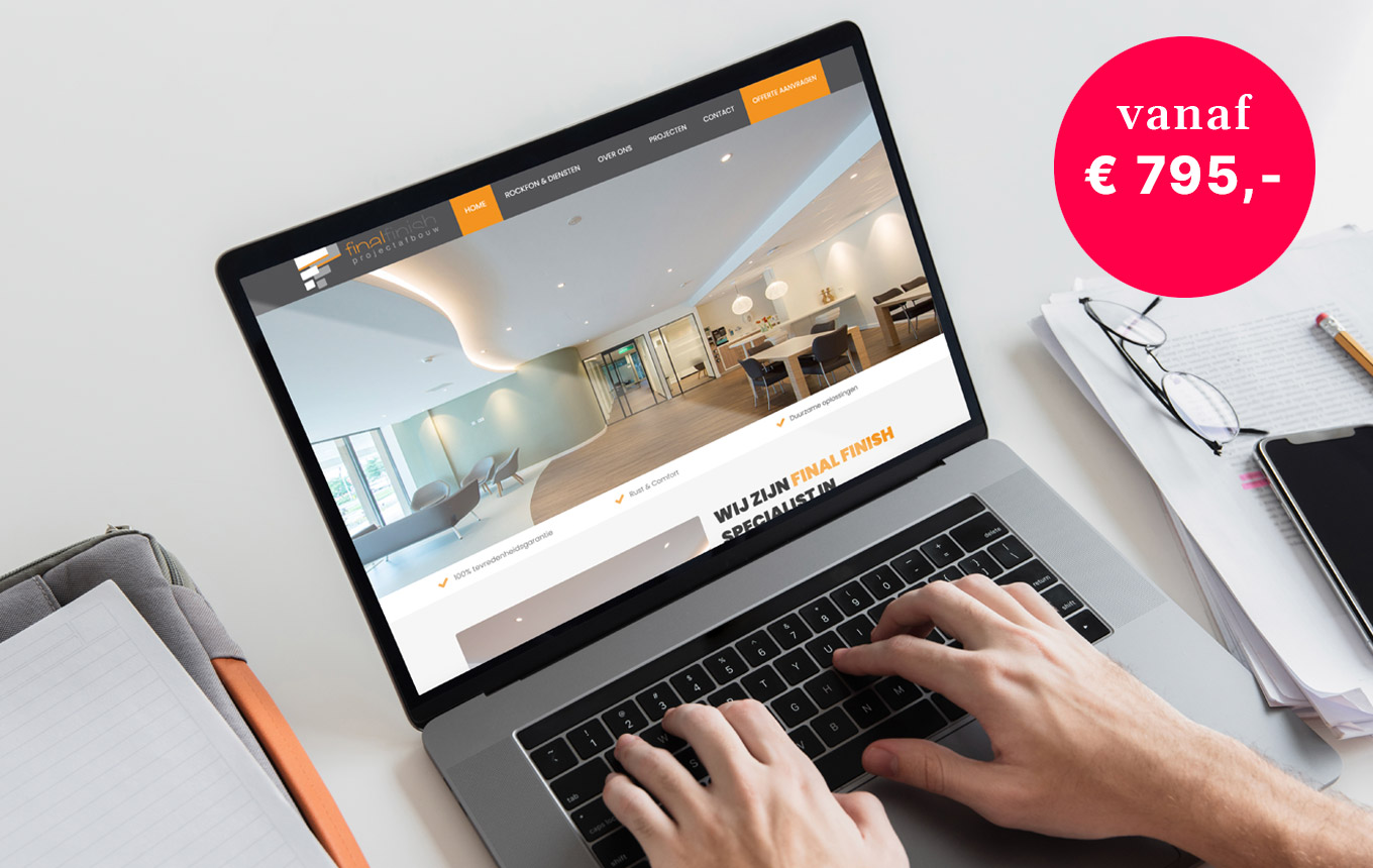 snel een website laten maken