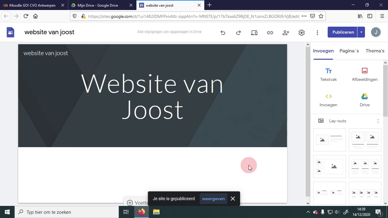 website bouwen google